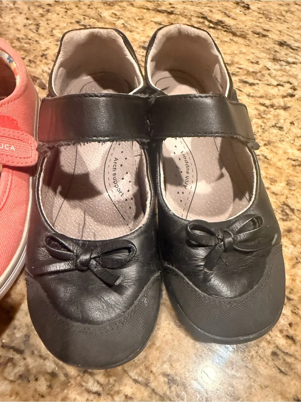 Kids Mary Jane Shoes - Pink, Black, Tan
